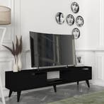Tv-meubel Kullila 160x35x40 cm zwart [en.casa], Verzenden, Nieuw