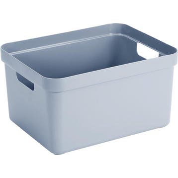 Opbergbox Sigma Home 32L - Lichtblauw, Huis en Inrichting, Woonaccessoires | Overige, Nieuw