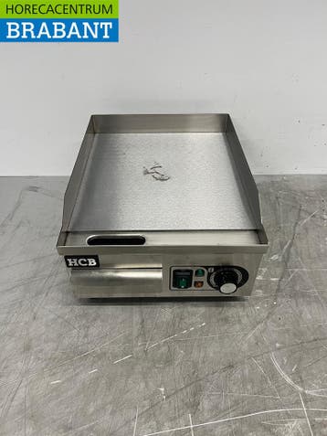 HCB RVS Grillplaat Bakplaat Glad 36 cm 230V Horeca, Ophalen of Verzenden, Nieuw zonder verpakking