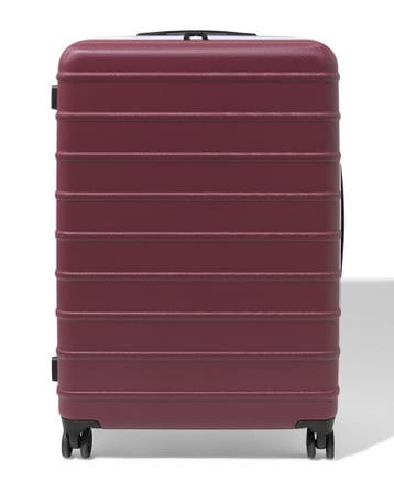 HEMA Koffer ABS 51x28x76cm 90L bordeaurood, Verzenden, Nieuw