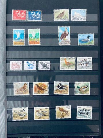 Wereld - Collectie Thema Vogels met veel Postfris, Gestempeld