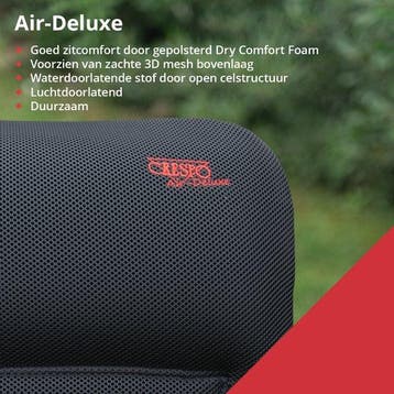 2dekans | Crespo Relaxstoel - AP/242 - Air-Deluxe -, Ophalen of Verzenden, Zo goed als nieuw, Blauw