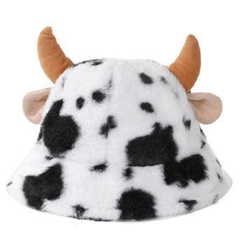 Bucket Hat Koe, Verzenden, Nieuw, Feestartikel