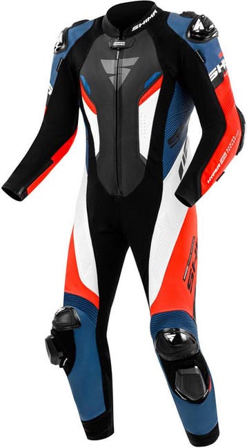 SHIMA Hyper RS Perforated Zwart Wit Rood Blauw 1-Delig, Nieuw met kaartje, SHIMA, Overall, Heren