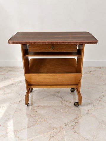 Trolley - Hout, laminaat, Metaal