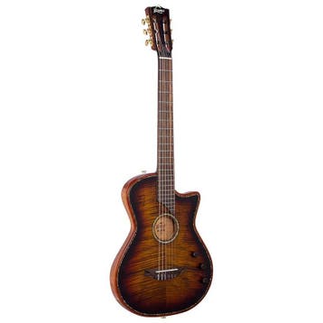 Bromo BEN2C/3TS Cutaway Klassieke Gitaar 4/4 Brown Sunburst, Ophalen of Verzenden, Nieuw
