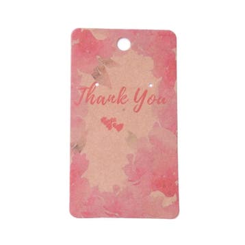 25 x kartonnen display kaartjes voor oorbellen Thank You..., Ophalen of Verzenden, Nieuw