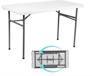 Livista Vouwtafel 120x60 cm - Wit, Verzenden, Nieuw