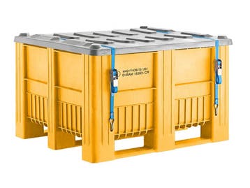 CB3 UN-keur kunststof palletbox - 1200 x 1000 mm - 3, Ophalen of Verzenden, Nieuw