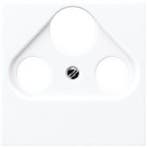 Jung Inzetplaat COAX +SATELLIET alpin wit (zuiver wit), Nieuw, Stopcontact
