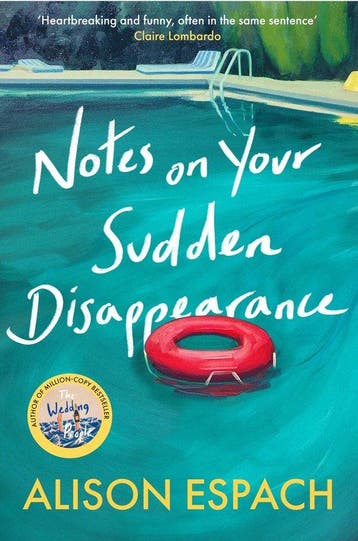 9781399635479 Notes On Your Sudden Disappearance, Verzenden, Nieuw, Alison Espach