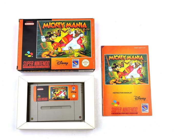 Mickey Mania [Super Nintendo], Spelcomputers en Games, Games | Nintendo Super NES, Zo goed als nieuw, Ophalen of Verzenden