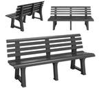 Tuinbank Orchidea Antraciet 145x49x74cm (Tafels-Stoelen), Verzenden, Nieuw