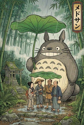 MEDSAN - Totoro in the Bamboo Rain () - UNIQUE WORK