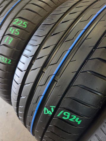 225/45/17 91W AO NEXEN ZOMERBANDEN 7MM PROFIEL 4X, Auto-onderdelen, Banden en Velgen, Ophalen, Gebruikt, 17 inch, Band(en)