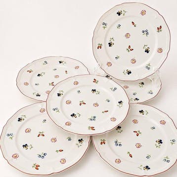 Villeroy & Boch - Bord (6) - Petite Fleur - Vitro-Porzellan