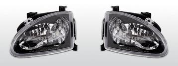 Koplampen | geschikt voor Honda CRX Del Sol 1992-1997| zwart, Auto-onderdelen, Verzenden, Nieuw, Honda