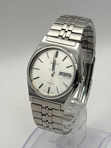 Seiko - Quartz Type II Day-Date - Zonder minimumprijs -