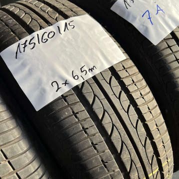 2 x Bridgestone B250 175-60-15 Zomerbanden 6,5mm, Gebruikt, 15 inch, 175 mm, Ophalen of Verzenden
