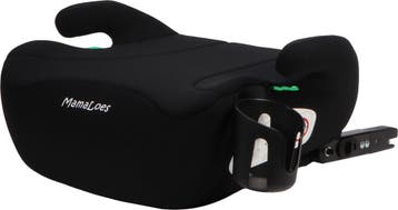 MamaLoes Pip Zwart Isofix 125-150 cm i-Size Booster, Verzenden, Nieuw, 22 t/m 36 kg, Autogordel of Isofix