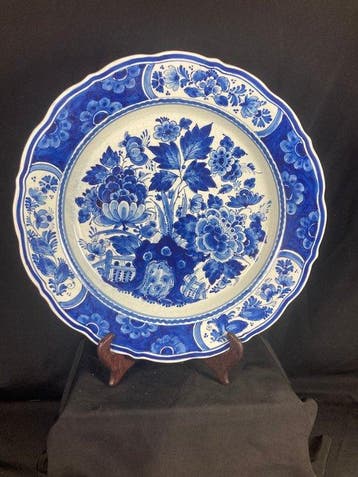 De Porceleyne Fles, Delft - Wandbord - Aardewerk - Met