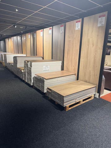Enorme Opruiming van Laminaat 8 mm dik met 4-zijdige V-groef, 50 tot 150 cm, Nieuw, Ophalen of Verzenden, 10 m² of meer