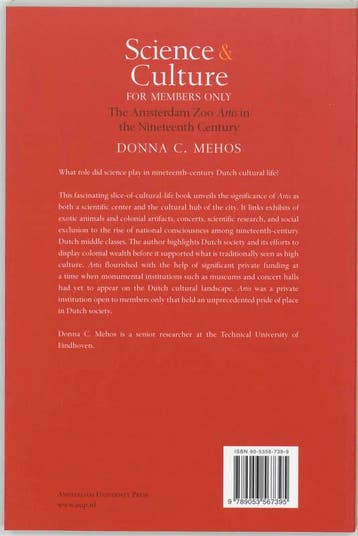 Science and Culture for Members Only 9789053567395, Verzenden, Gelezen, Donna C. Mehos