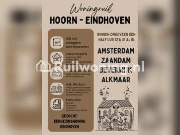 U naar Hoorn (vlakbij Amsterdam), ik naar Eindhoven, Amsterdam