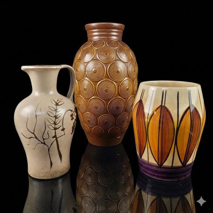 West Germany - 1960-70 - Scheurich, Bay ,Stützel-Sachs -, Antiek en Kunst, Antiek | Glas en Kristal