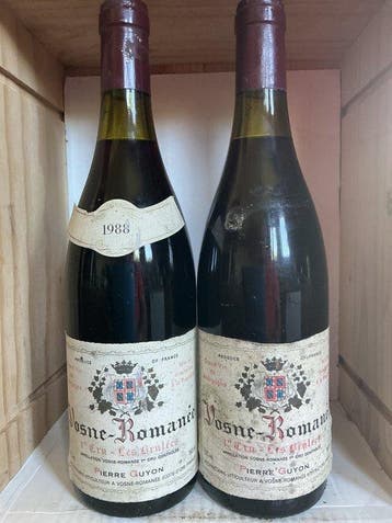 1988 Pierre Guyon Les Brûlées - Vosne-Romanée 1er Cru - 2, Verzamelen, Nieuw
