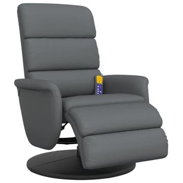 Relaxfauteuil 6-punts Massage | Tweedekansje | OP=OP, 75 tot 100 cm, Ophalen of Verzenden, Zo goed als nieuw, Metaal