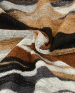 Wol/Polyester Mantelstof San Marco Bruin, Nieuw, Bruin