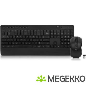 ACT Draadloos toetsenbord en muisbundel (Qwerty). stille, Verzenden, Nieuw, ACT