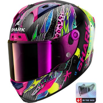 Aeron Fawn Carbon Helm Shark, Motoren, Kleding | Motorhelmen, Verzenden, Nieuw met kaartje