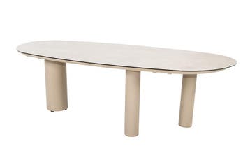Taste Denia organische tuintafel 240x105 cm. - Latte, Verzenden, Nieuw, Rond, Overige materialen