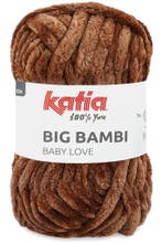 Katia Big Bambi - 110 bruin - XXL Chenille Garen, Ophalen of Verzenden, Nieuw