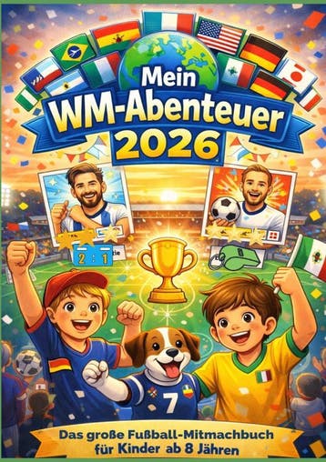 Mein Wm-Abenteuer 2026“ – Das Große Fußball-Mitmachbuch Für, Ophalen of Verzenden, Nieuw, Kiki Kickerherz