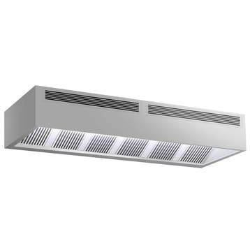GGM Gastro | Afzuigkap doosmodel - B3500mm - zonder motor -, Onderbouw afzuigkap, Verzenden, Nieuw, Inbouw