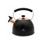 Meyerhoff Fluitketel 2,5L – RVS Theeketel – Matzwart met, Ophalen of Verzenden, Nieuw