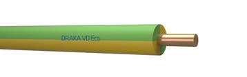 VD Installatiedraad - Draka Eca geel/groen 2,5 mm² - Rol van, Ophalen of Verzenden, Nieuw, Groepenkast