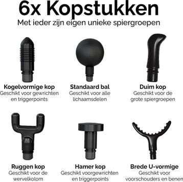 SMARTIFY® Massage Gun Professioneel Massage Pistool -, Ophalen of Verzenden, Zo goed als nieuw