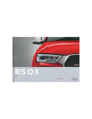 2015 AUDI RS Q3 HARDCOVER BROCHURE DUITS, Nieuw, Audi, Author