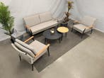 Te Velde sandro aluminium-rope lounge set 2 zitsbank, Nieuw, Loungeset, Bank, Overige materialen
