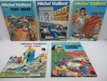 Michel Vaillant T41 à T45 - 5x C - 5 Album - Eerste druk -, Nieuw