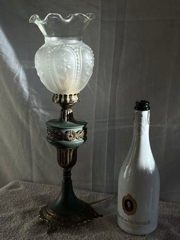 Tafellamp - Glas, Metaal