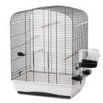 Vogelkooi Elena - Wit/Zwarte Binnenkooi voor Parkieten, A..., Verzenden, Nieuw, Overige materialen, Vogelkooi