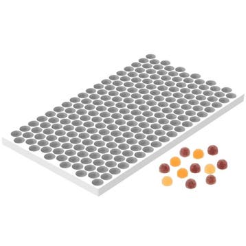 Silikomart Siliconen Bakvorm Mini Dome (216x) Ø1,5cm, Hobby en Vrije tijd, Taarten en Cupcakes maken, Verzenden, Nieuw