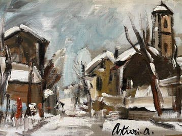 Antonio Asturi (1904-1986) - Nevicata