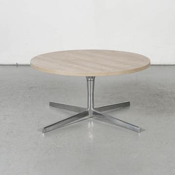 Bijzettafel Solidesk - Bladkleur naar keuze - 80 cm ø, Huis en Inrichting, Tafels | Salontafels, Ophalen of Verzenden, Nieuw