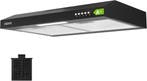 Afzuigkap Keuken 60cm | Zwart | Laatste Stuk!, Onderbouw afzuigkap, Nieuw, Ophalen of Verzenden, Inbouw